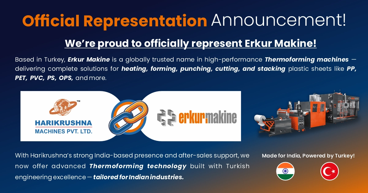 HMPL × Erkur Makine: A Strategic Collaboration Delivering Next-Gen Thermoforming Solutions in India